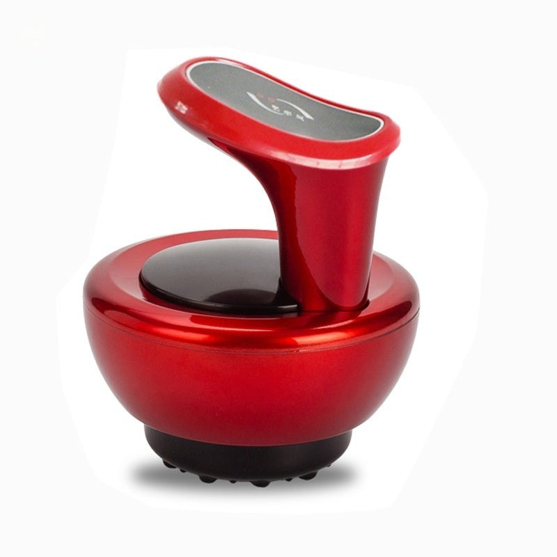Electronic device for magnetic therapy and meridian scraping.