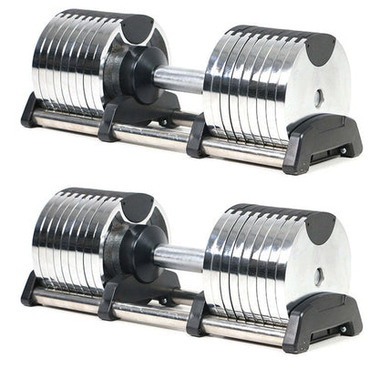 Plated Adjustable Dumbbell Set

