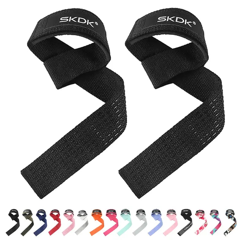 Anti-Slip Siliocone Weightlifting Wrist Straps